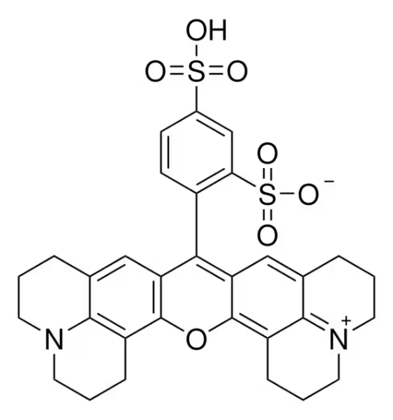 Sulforhodamine 101 structure, CAS 60311-02-6