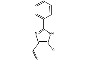 5-Chloro-2-phenyl-3H-imidazole-4-carbaldehyde structure, CAS 60367-52-4