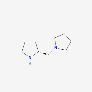 (R)-(-)-1-(2-Pyrrolidinylmethyl)pyrrolidine structure, CAS 60419-23-0