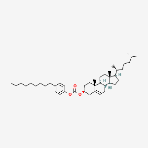 Cholesteryl 4-nonylphenyl carbonate structure, CAS 60474-62-6