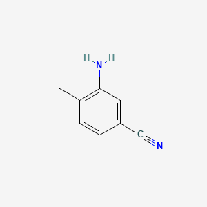 2-Amino-4-cyanotoluene structure, CAS 60710-80-7