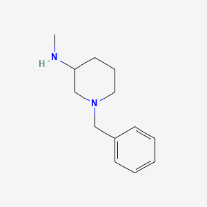 1-Benzyl-3-methylaminopiperidine structure, CAS 60717-45-5