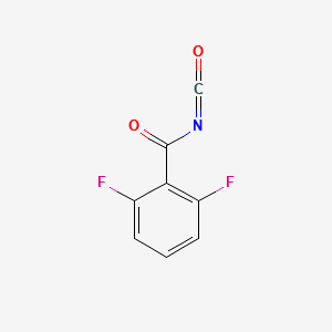 2,6-Difluorobenzoyl isocyanate structure, CAS 60731-73-9