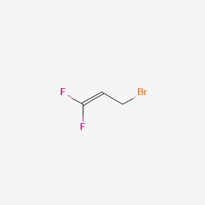 3-Bromo-1,1-difluoropropene structure, CAS 60917-29-5