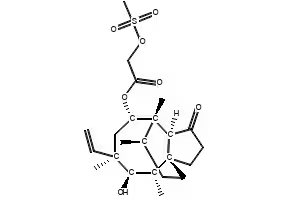Pleuromutilin-22-mesylate structure, CAS 60924-38-1