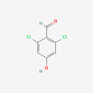 2,6-Dichloro-4-hydroxybenzaldehyde structure, CAS 60964-09-2