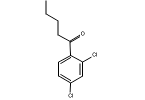 2',4'-Dichlorovalerophenone structure, CAS 61023-66-3