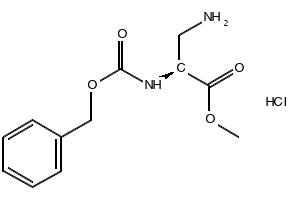 3-Amino-N-Boc-L-alanine methyl ester structure, CAS 61040-20-8