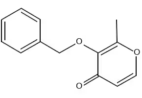 3-(Benzyloxy)-2-methyl-4H-pyran-4-one structure, CAS 61049-69-2