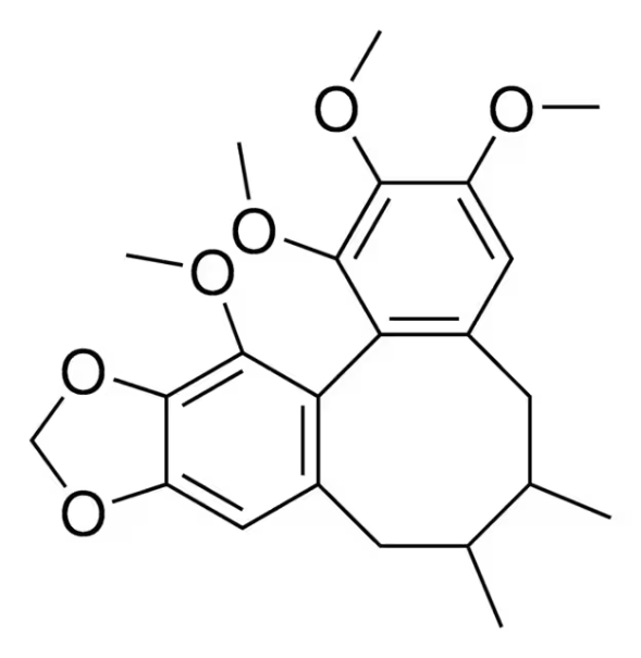 Schizandrin B structure, CAS 61281-37-6