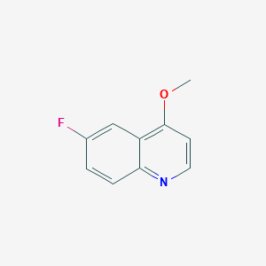 6-Fluoro-4-methoxyquinoline structure, CAS 61293-17-2
