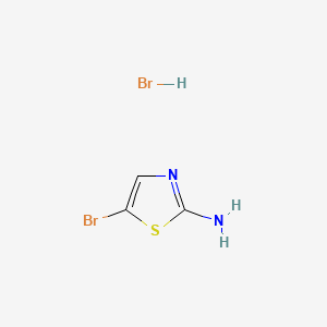 2-Amino-5-bromothiazole monohydrobromide structure, CAS 61296-22-8