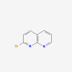 2-Bromo-1,8-naphthyridine structure, CAS 61323-17-9