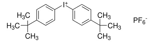 Bis(4-tert-butylphenyl)iodonium hexafluorophosphate structure, CAS 61358-25-6