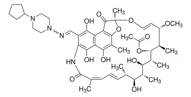 Rifapentine structure, CAS 61379-65-5