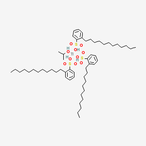 Titanium tris(dodecylbenzenesulfonate)isopropoxide structure, CAS 61417-55-8
