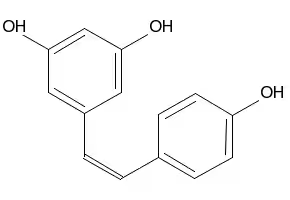 cis-Resveratrol structure, CAS 61434-67-1