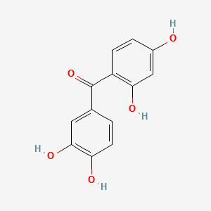 2,3',4,4'-Tetrahydroxybenzophenone structure, CAS 61445-50-9