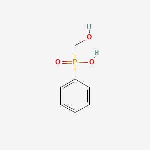 Hydroxymethylphenylphosphinic acid structure, CAS 61451-78-3