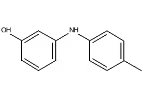 N-(3-Hydroxyphenyl)-4-toluidine structure, CAS 61537-49-3