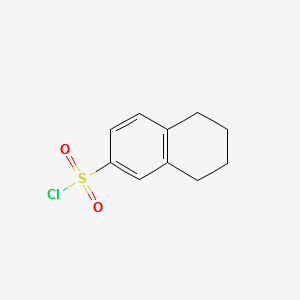 5,6,7,8-Tetrahydronaphthalene-2-sulfonyl chloride structure, CAS 61551-49-3