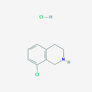 8-Chloro-1,2,3,4-tetrahydroisoquinoline hydrochloride structure, CAS 61563-33-5