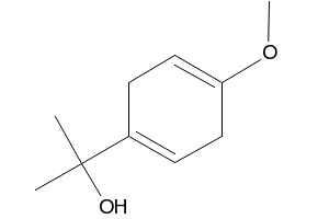 2-(4-Methoxycyclohexa-1,4-dien-1-yl)propan-2-ol structure, CAS 61597-37-3