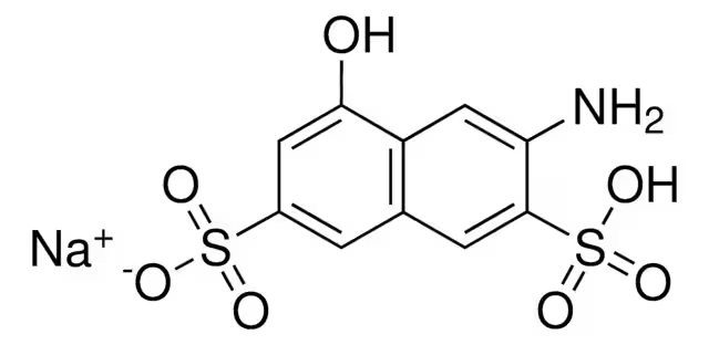 3-Amino-5-hydroxy-2,7-naphthalenedisulfonic acid monosodium salt structure, CAS 61702-42-9