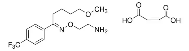 Fluvoxamine maleate structure, CAS 61718-82-9