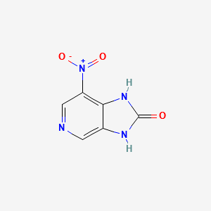 1,3-Dihydro-7-nitro-2H-imidazo[4,5-c]pyridin-2-one structure, CAS 61719-60-6