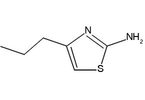 4-Propylthiazol-2-amine structure, CAS 61764-34-9