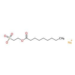 Sodium cocoyl isethionate structure, CAS 61789-32-0