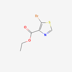 Ethyl 5-bromothiazole-4-carboxylate structure, CAS 61830-23-7