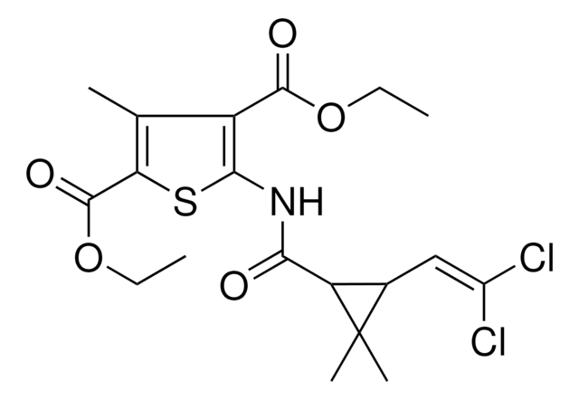 Methyl 3-(2,2-dichlorovinyl)-2,2-dimethylcyclopropanecarboxylate structure, CAS 61898-95-1