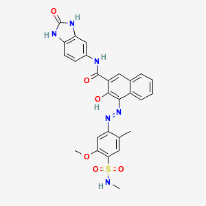 Pigment Red 185 structure, CAS 61951-98-2