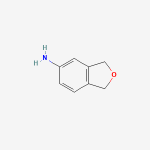1,3-Dihydroisobenzofuran-5-ylamine structure, CAS 61964-08-7