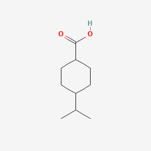 Isopropyl-cyclohexanecarboxylic acid structure, CAS 62067-45-2