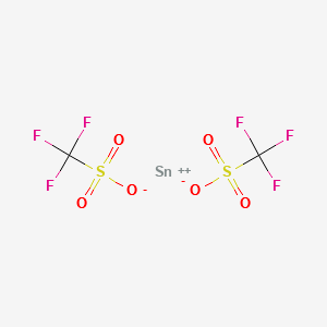 Tin(II) trifluoromethanesulfonate structure, CAS 62086-04-8