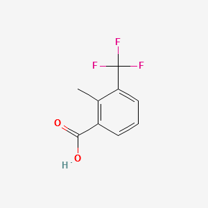 2-Methyl-3-trifluoromethylbenzoic acid structure, CAS 62089-35-4
