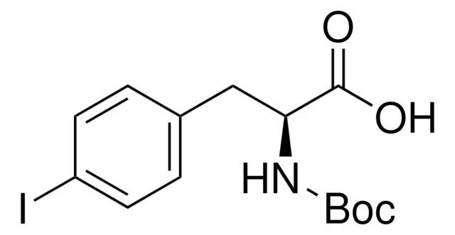 Boc-4-Iodo-L-phenylalanine structure, CAS 62129-44-6
