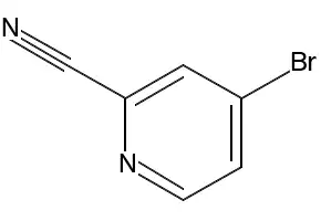 4-Bromopyridine-2-carbonitrile structure, CAS 62150-45-2
