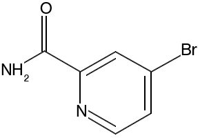 4-Bromo-2-pyridinecarboxamide structure, CAS 62150-46-3