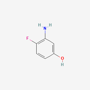 3-Amino-4-fluorophenol structure, CAS 62257-16-3