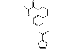 Quinfamide structure, CAS 62265-68-3