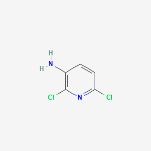 2,6-Dichloropyridin-3-amine structure, CAS 62476-56-6