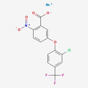 Acifluorfen sodium structure, CAS 62476-59-9