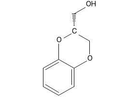 (R)-2-(Hydroxymethyl)-1,4-benzodioxane structure, CAS 62501-72-8