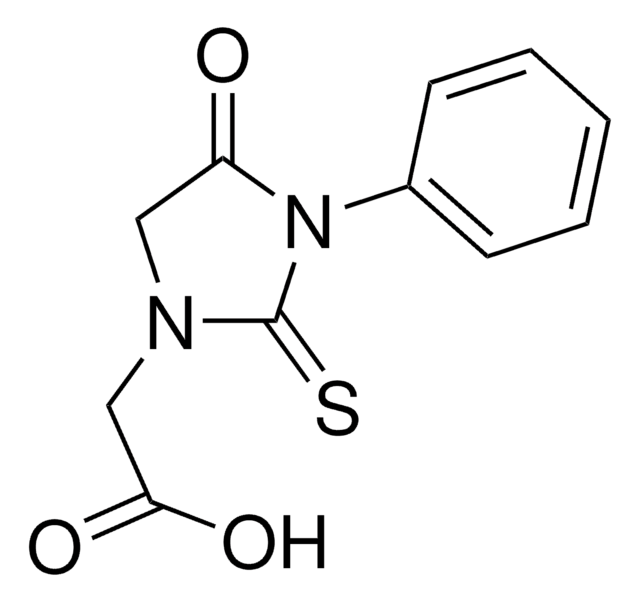 4-Oxo-3-phenyl-2-thioxoimidazolidine-1-acetic acid structure, CAS 62609-86-3