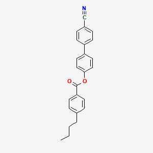 4-Cyanobiphenyl-4'-butylbenzoate structure, CAS 62622-28-0