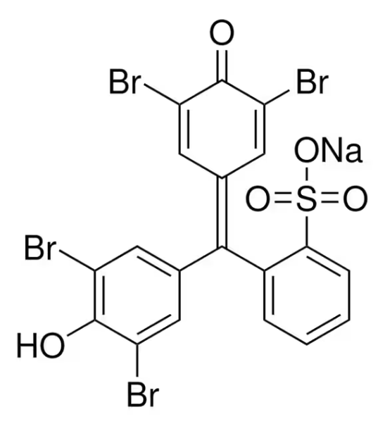 Bromophenol Blue sodium salt structure, CAS 62625-28-9